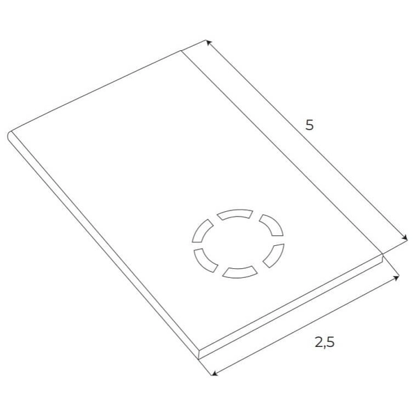 Końcowa zaślepka do szyn natynkowych Magnetic MA0012 Maxlight czarna