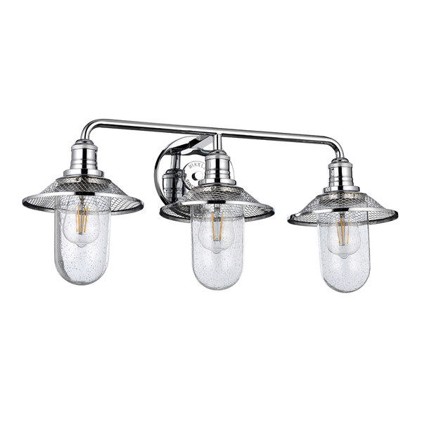 Łazienkowy kinkiet QN-RIGBY3-BATH-PC IP44 kapelusz chrom