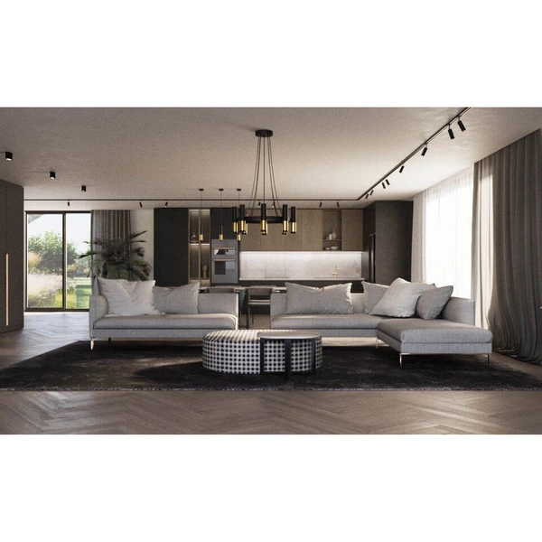 Lampa do szyny 1 fazowej z regulacją Ace 6254 BROSline tuba czarny