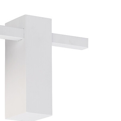 Lampa ścienna metalowa oprawa loftowy kinkiet biały PILLS OUTLET