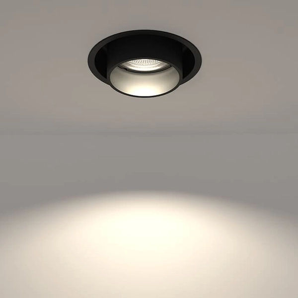 Punktowa lampa sufitowa Mono Slide 10799 Nowodvorski okrągła czarna