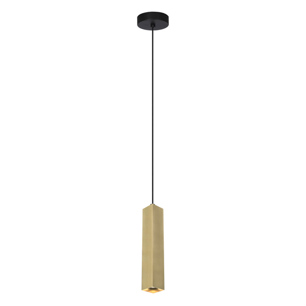 Jadalniana lampa wisząca Ander PND-28394-1-GD tubka rurka sopel mosiężna