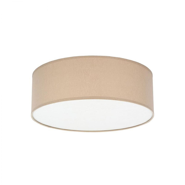 Okrągła lampa sufitowa Rondo 4430 TK Lighting z tkaniny beżowa