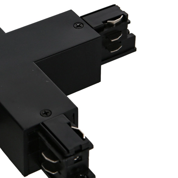 Krzyżowy X-ŁĄCZNIK szynoprzewodu HT4-J04-BK Italux do 3-fazowej szyny natynkowej 230V czarny