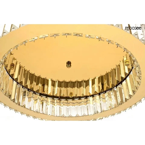 Sufitowa lampa BORRA MSE1501100406 Moosee LED 25W 3000K kryształki złota