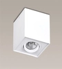 Spot LAMPA sufitowa BASIC SQUARE C0070 Maxlight natynkowa OPRAWA metalowa kostka cube biała