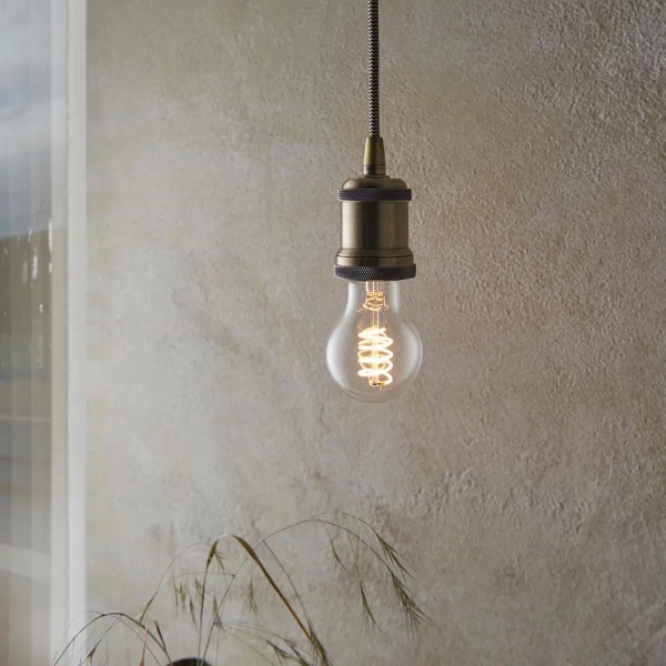 Żarówka bańka filament Spiral 107773 LED 4W 2200K przezroczysta