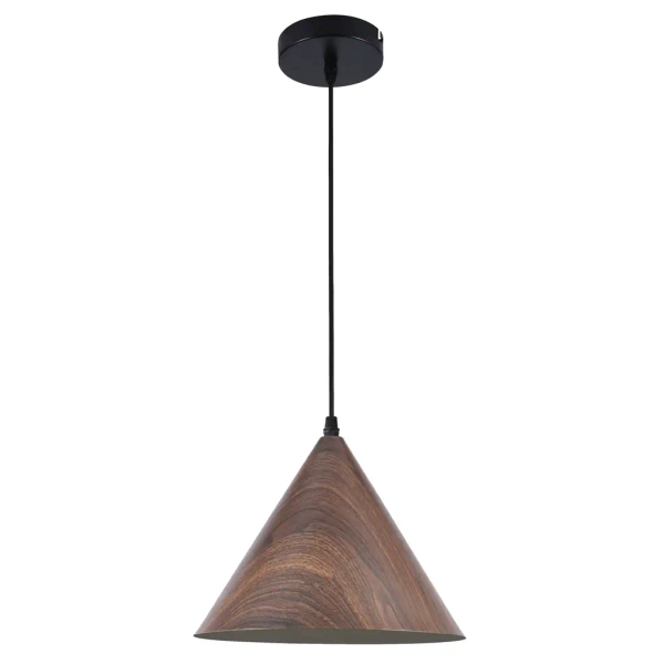 Stożkowa lampa wisząca BOSCO MLP0871 do salonu brązowa