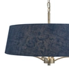 Lampa wisząca Down DOW0423-EH Dar Lighting wzorzysta owal do salonu niebieska