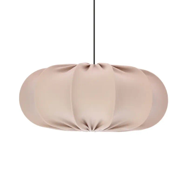 Tkaninowa wisząca lampa CAFEE beżowa 31-42019 1xE27 abażur do salonu