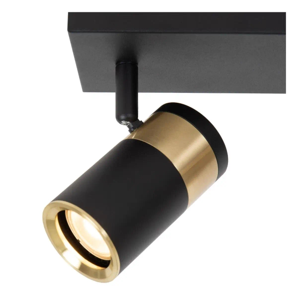 Regulowana lampa sufitowa do salonu GORIK 53909/02/30 czarny złoty