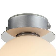 Kinkiet LAMPA ścienna MINI 108065 Markslojd szklana OPRAWA sufitowa kula loftowa chrom biała