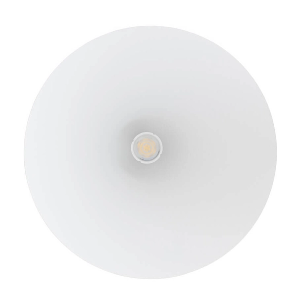 Lampa wisząca do salonu Zenith 8002 Nowodvorski metalowa mosiądz biała