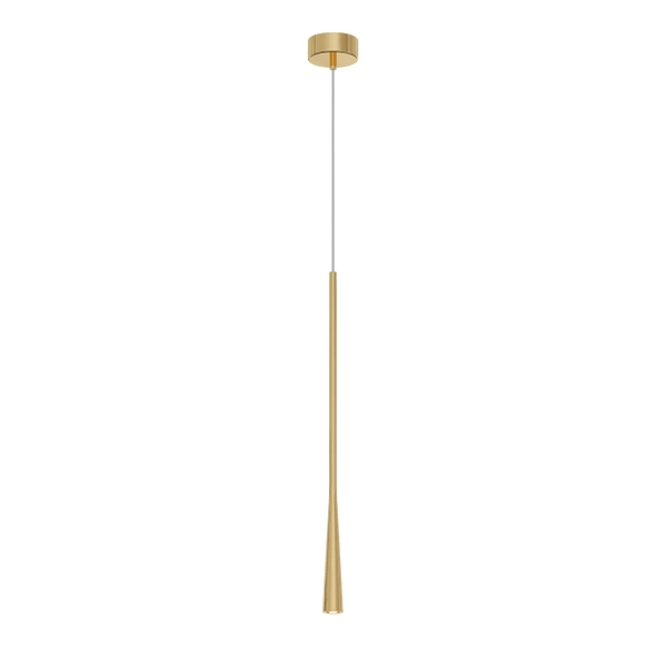 Minimalistyczna lampa wisząca Elysia PL0121-GD Yaskr LED 6W 3000K złota