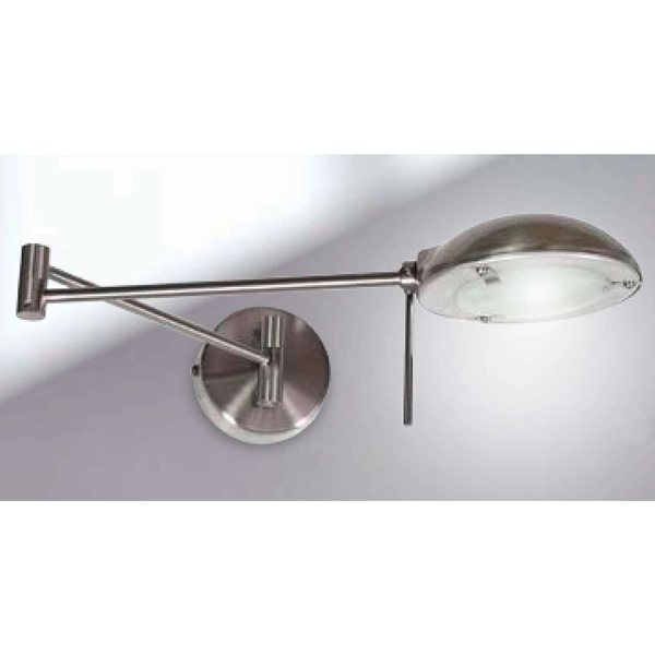 Ścienna lampa regulowana LARGO 21-20246 kinkiet na wysięgniku satyna