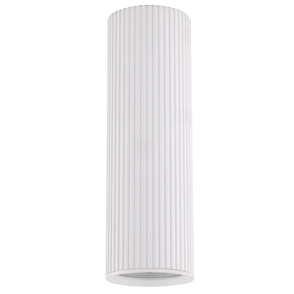 Sufitowa lampa do biura Tune 10025 rurka punktowa metalowa biała