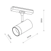 Ledowa lampa do szyn 1-obwodowych 11316 LED 12W 3000K czarny