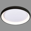 LAMPA wisząca ALESSIA 5280-840RP-BK-3 Italux metalowa OPRAWA okrągła LED 40W 3000K zwis pierścień ring czarny