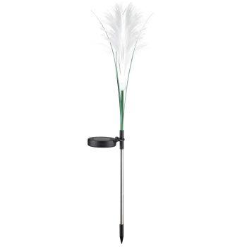 Lampa solarna wtykana GRASS 329448 LED 3000K IP44 biała zielona