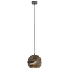 LAMPA wisząca PALERMO PND-2424-1S-GR+GD Italux geometryczna OPRAWA metalowy ZWIS mozaika grafitowa