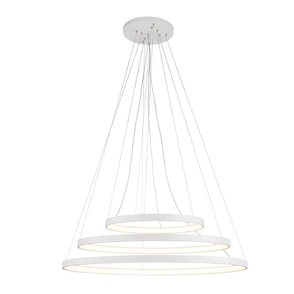 Pierścienie wiszące Agari Multi 5440 Shilo LED 165W 3000K metal białe