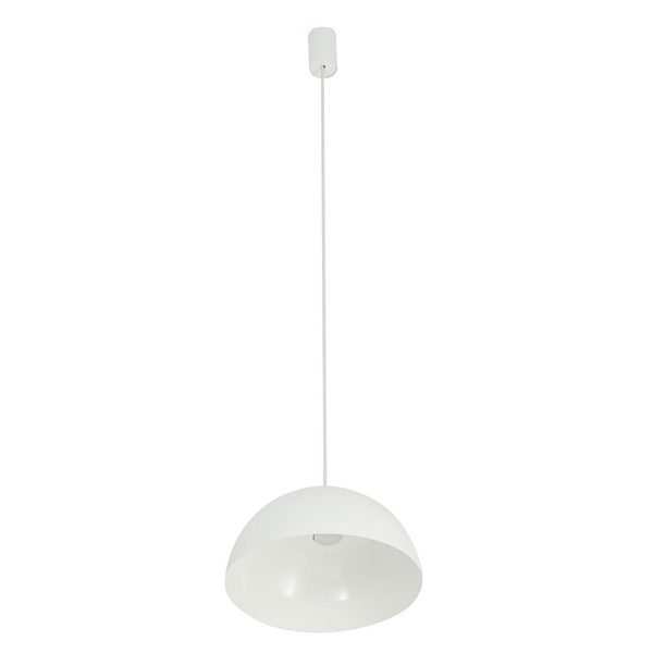 Kopułowa lampa zwisowa Hemisphere Super 10695 Nowodvorski do salonu biała