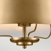 Mosiężna lampa wisząca Luella KL-LUELLA-3P-BNB Kichler metalowa mosiądz