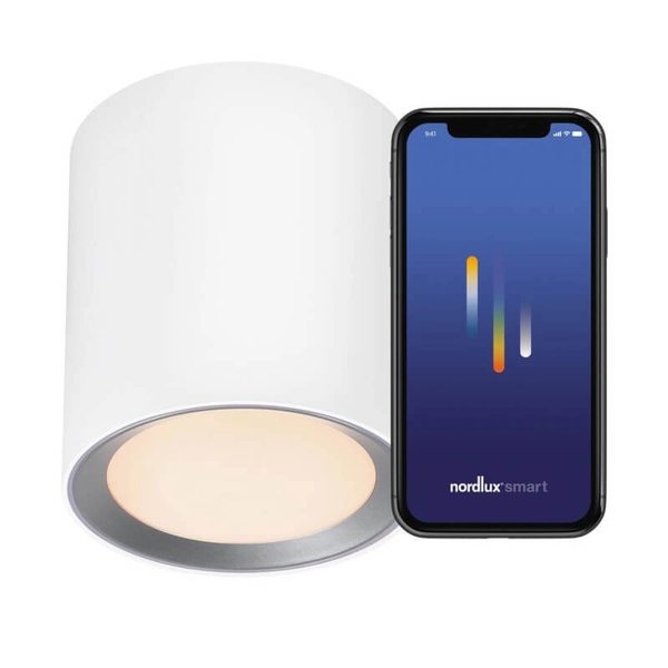 Przysufitowa lampa tuba Landon 2110850101 LED 2700-6500K IP44 biały