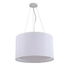 Abażurowa lampa wisząca MILK LP-021/4P WH Light Prestige minimalistyczna oprawa zwis okrągły biały