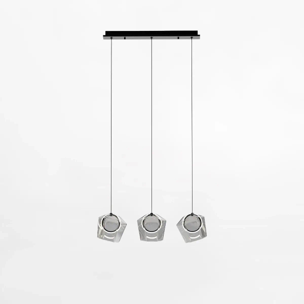 Potrójna zwisająca lampa COLORE MD3350B-3BL/C LED 6W 3000K czarny