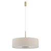 Nowoczesna wisząca lampa SANTANA 11653 do jadalni kremowa