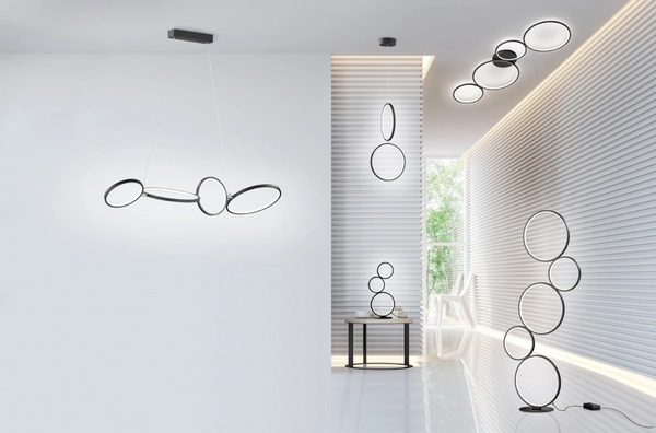 Plafon ledowy VELON DL432622610 sufitowa lampa 37W 3000K czarna