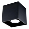 Downlight LAMPA sufitowa SL.0022 metalowa OPRAWA kostka cube czarna