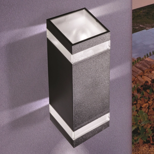 Lampa naścienna kinkiet Jason AZ5224 square podłużny szary