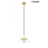 Wisząca lampa kopułowa Eden MSE010100147 Moosee do salonu złoty przezroczysty