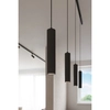 Lampa wisząca z żarówką LAGOS MYL.00005 do szyny 3-fazowej biały