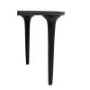 Okrągły stół LAMINAR MM001501100339 czarny drewniany do jadalni 120cm
