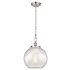 Loftowa LAMPA wisząca Tabby FE-TABBY-P-M Elstead FEISS szklana OPRAWA industrialna ZWIS na łańcuchu kula ball szczotkowana stal
