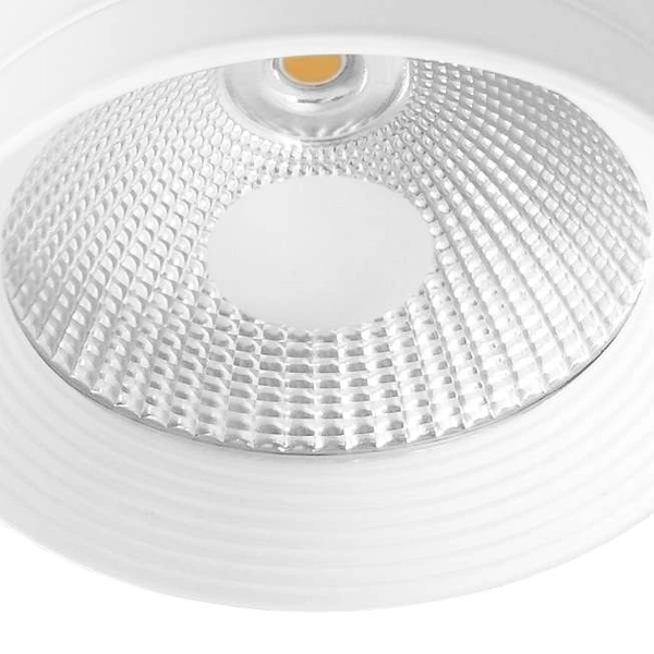 Downlight LAMPA sufitowa ZOVO 1 LP-32015/1SM WH Light Prestige metalowa OPRAWA natynkowa LED 15W 3000K tuba biała