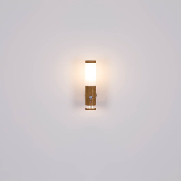 Elewacyjna LAMPA zewnętrzna JAICY 34070S Globo kinkiet do ogrodu tuba IP44 brązowa