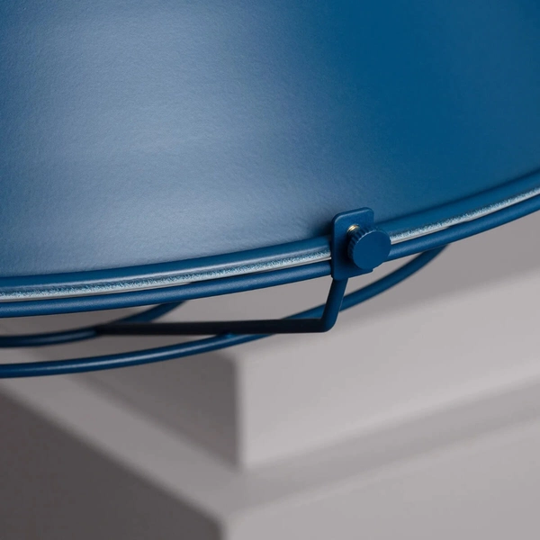 Lampa wisząca metalowa Retro ABR-RRP-N-E27 Abruzzo industrialna niebieski