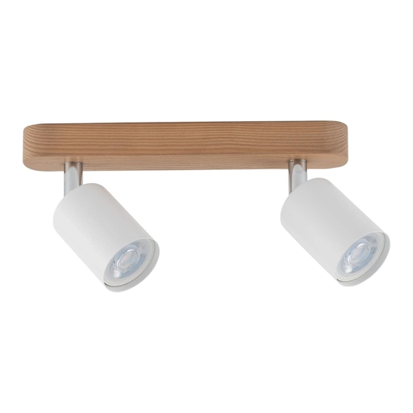 Drewniana lampa sufitowa Top Wood 3295 TK Lighting reflektorowa biała