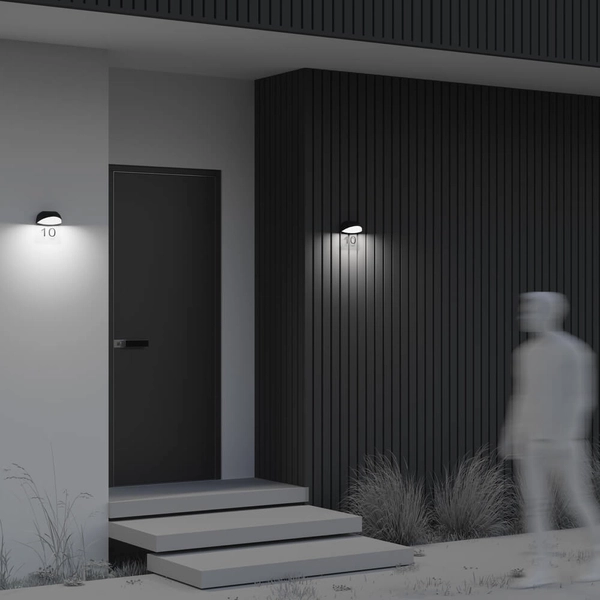 Podłużna lampa zewnętrzna słupek Glide O437FL-01GF1 wtykowy grafitowy