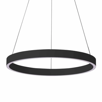 Wisząca lampa okrąg Brasco PND-56215D-080RPC-BK-3KS4K-TRDIMM Italux LED 80W 3000-4000K czarny