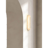 Ściemnialna lampa ścienna 2546 LED 14W 3000K alabaster mosiądz