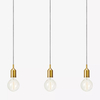 Wisząca lampa BRONX 108097 Markslojd metalowa loftowe oprawki mosiądz