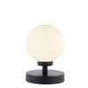 Dotykowa lampa stołowa Esben ESB4122-02 do salonu kula czarna