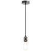 LAMPA wisząca FIXY 1418 Rabalux metalowa OPRAWKA na żarówkę kabel zwis srebrny