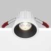 Okrągły downlight sufitowy Alfa DL043-01-15W3K-D-RD-WB Maytoni LED 15W 3000K biały czarny