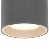 LAMPA sufitowa stropowa ALCALA 32063A Globo tuba OPRAWA zewnętrzna outdoor IP44 antracyt przezroczysta